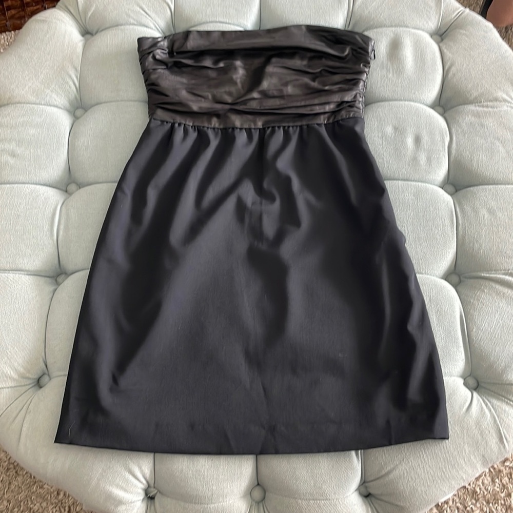 Theory Amandie Chateau Strapless Dress